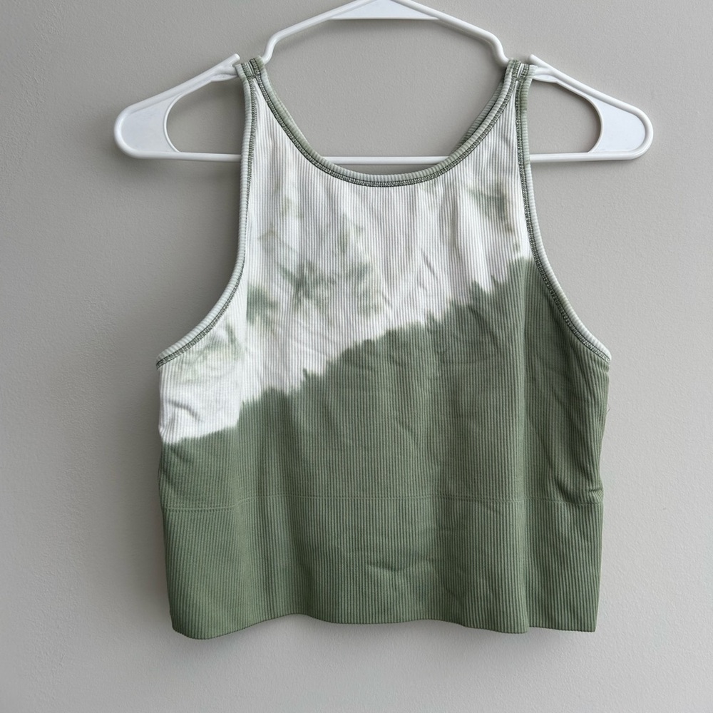 Athleta Aurora Seamless High Neck Crop Tank